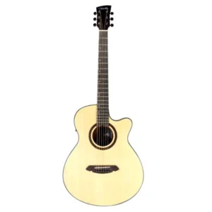 Violão Elétrico Abalone 40" - Natural - Tampo Sólido Em Spruce - Eq 3 Bandas - Fosco - Vgab1954N40