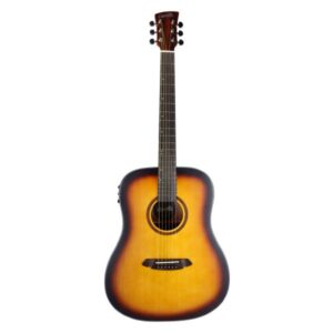 Violão Elétrico Coral 41" - Tampo Sólido Em Spruce - Sunset - Eq 3 Bandas - Vgac1954S41